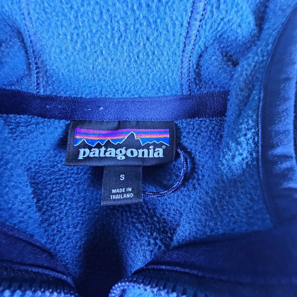 Patagonia Synchilla Full Zip Hoody Blue Fleece Jacket 26210 Mens Small